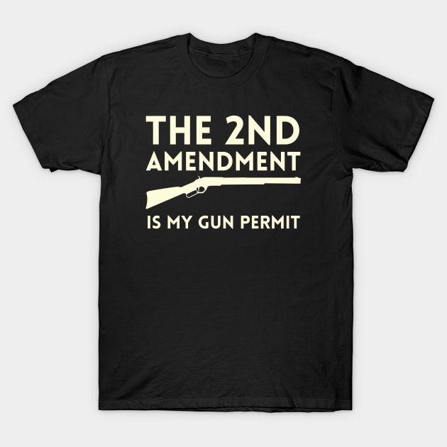 Second Amendment T-Shirt by François Belchior